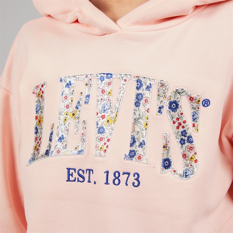 Levi's Girls Seasonal Hoodie English Rose - Image 3