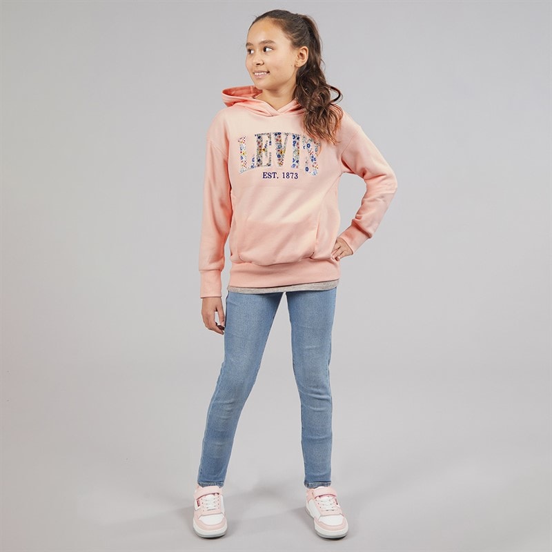 Levi's Girls Seasonal Hoodie English Rose - Image 4