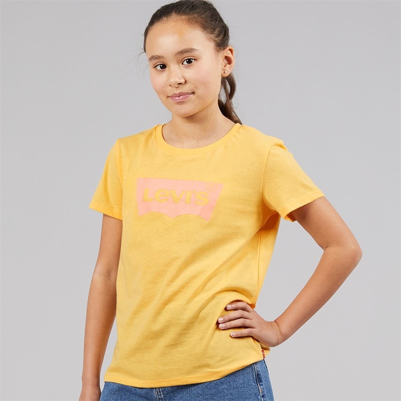Levi's Girls Batwing T-Shirt Levi'S Flax - Image 2