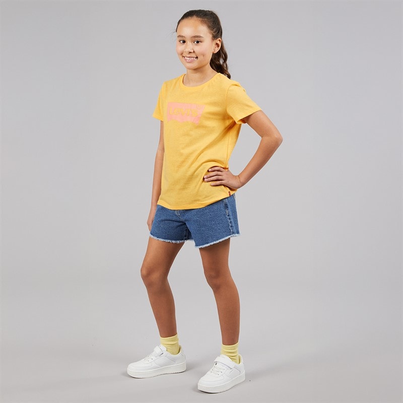 Levi's Girls Batwing T-Shirt Levi'S Flax - Image 4