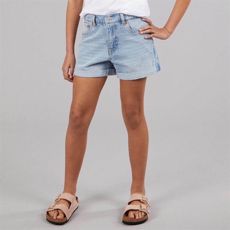 Levi's Girls Mini Mom Shorts Desert Sky - Image 1