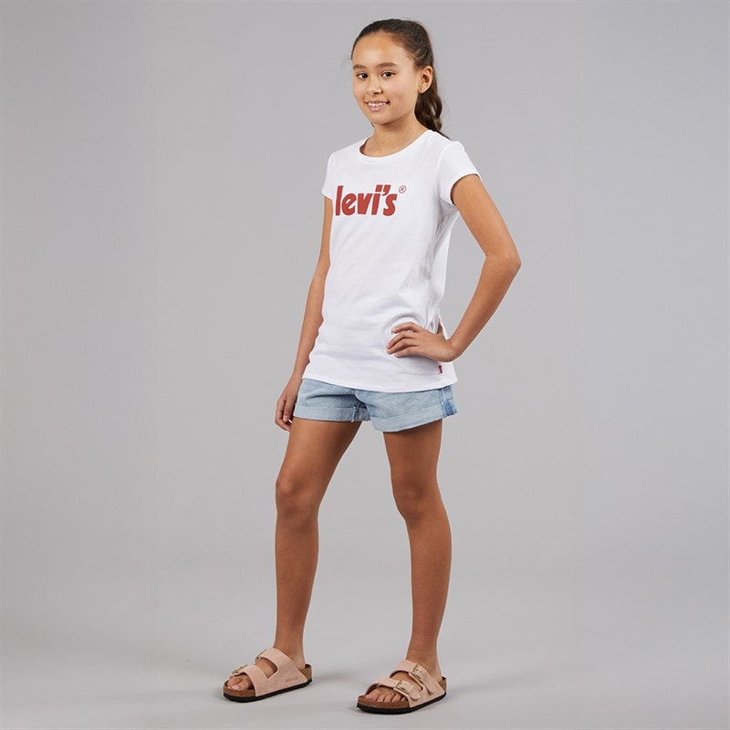 Levi's Girls Basic T-Shirt Bright White - Image 4