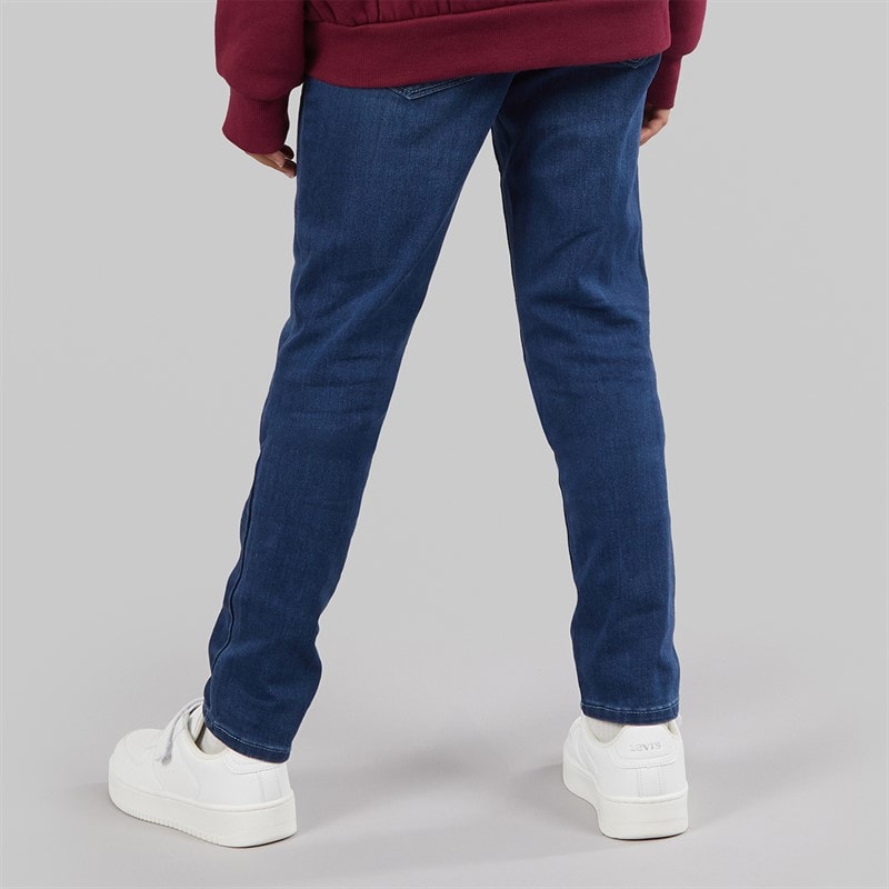 Levi's Girls 711 Skinny Fit Jeans Blue Winds - Image 2