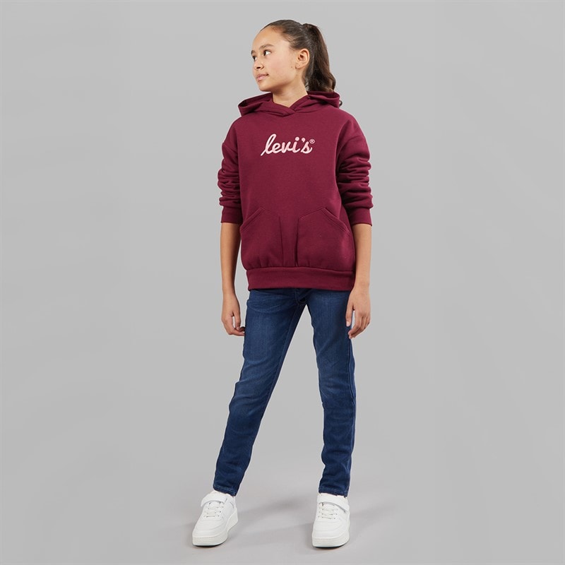 Levi's Girls 711 Skinny Fit Jeans Blue Winds - Image 4