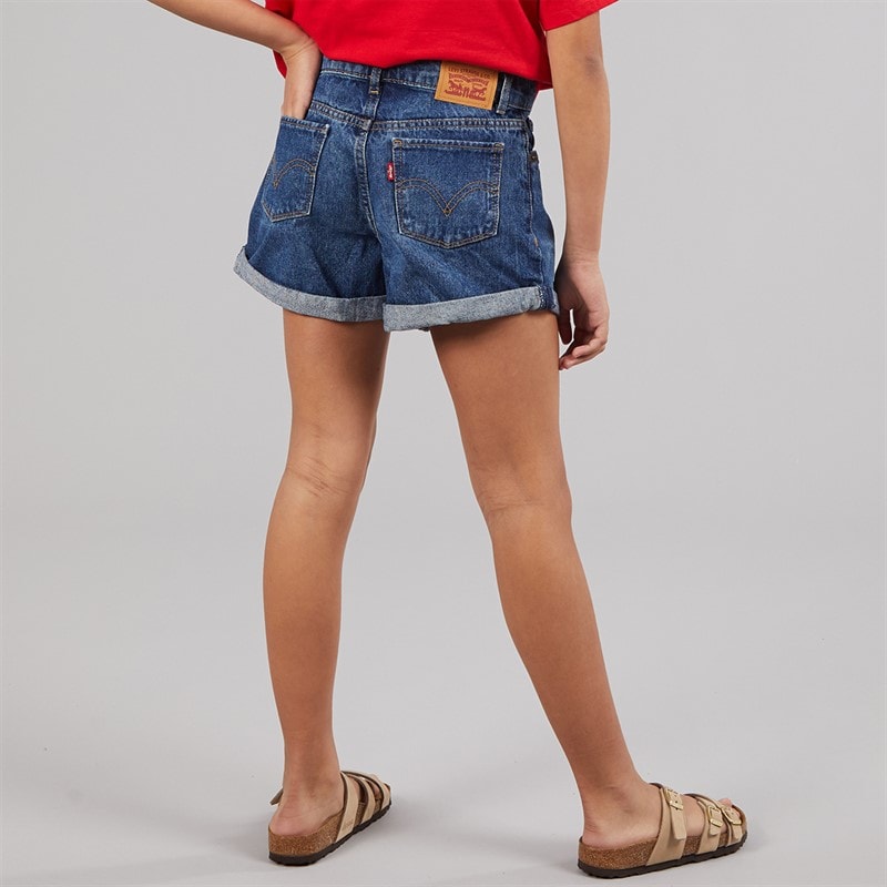 Levi's Girls Mini Mom Shorts Pinky Promise Pinkypromise - Image 2