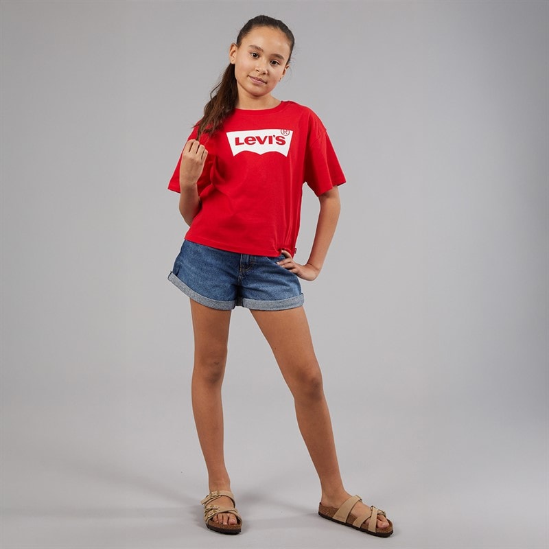 Levi's Girls Mini Mom Shorts Pinky Promise Pinkypromise - Image 4