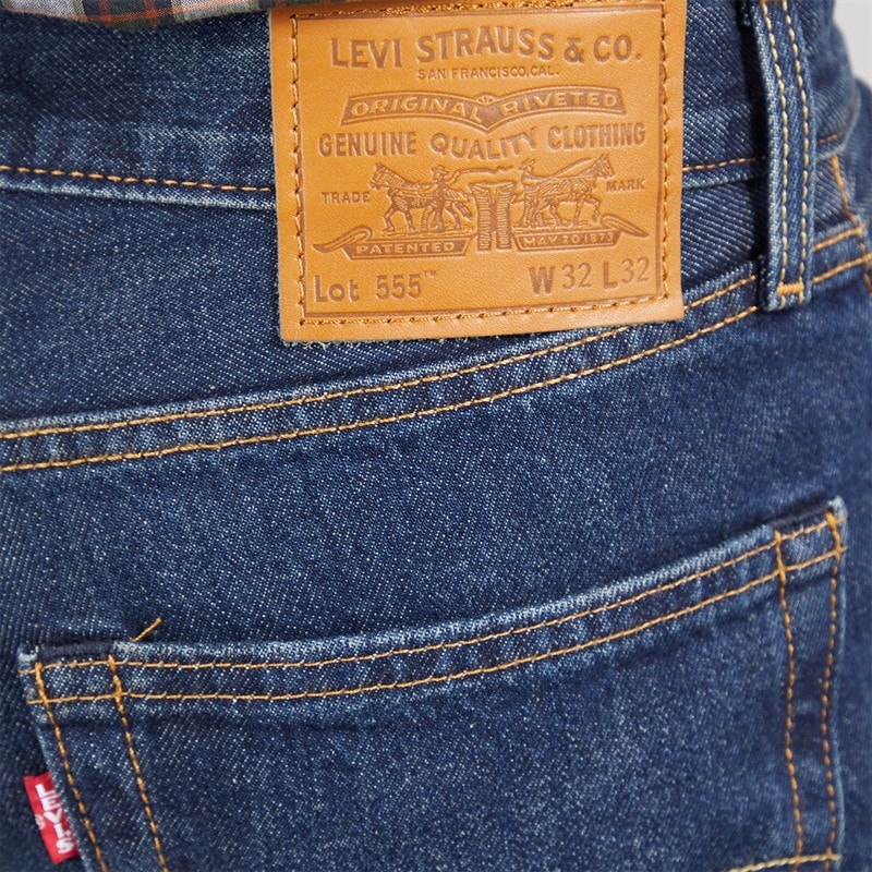 Levi's Mens 555 Relaxed Straight Jeans Up The Score - Image 3