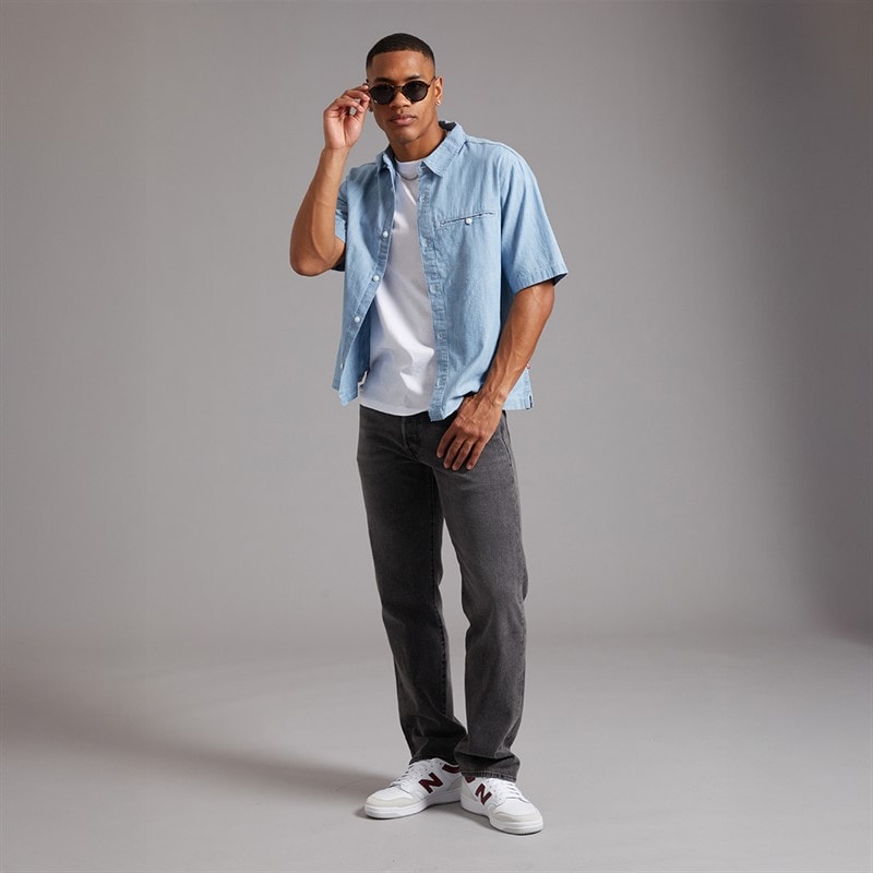 Levi's Mens 501 Levis Original Jeans Madison Zone - Image 4