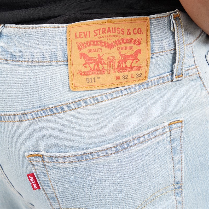 Levi's Mens 511 Slim Jeans Open Doors - Image 3