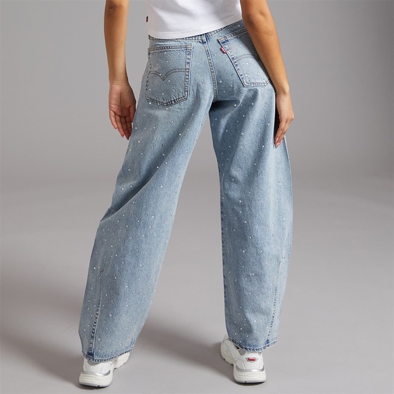 Levi's Womens Baggy Dad Jeans Dazzle Me - Image 2