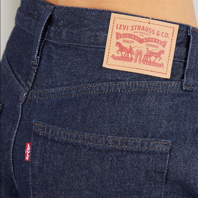 Levi's Womens LSE'94 Baggy Wide Leg Jeans Lseoutlet Rinse - Image 3