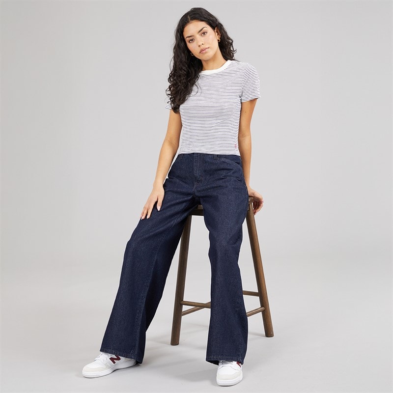 Levi's Womens LSE'94 Baggy Wide Leg Jeans Lseoutlet Rinse - Image 4