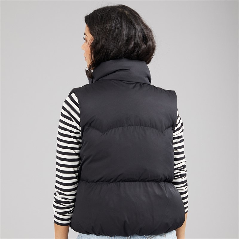 Levi's Womens Western Bubble Gilet Anthracite Night - Image 2