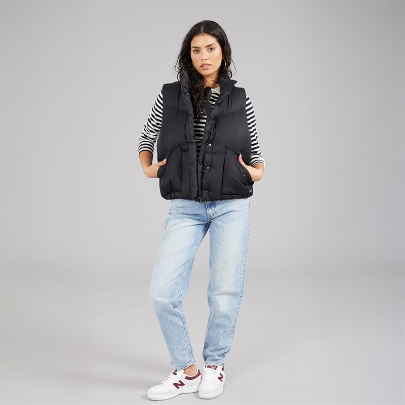 Levi's Womens Western Bubble Gilet Anthracite Night - Image 3
