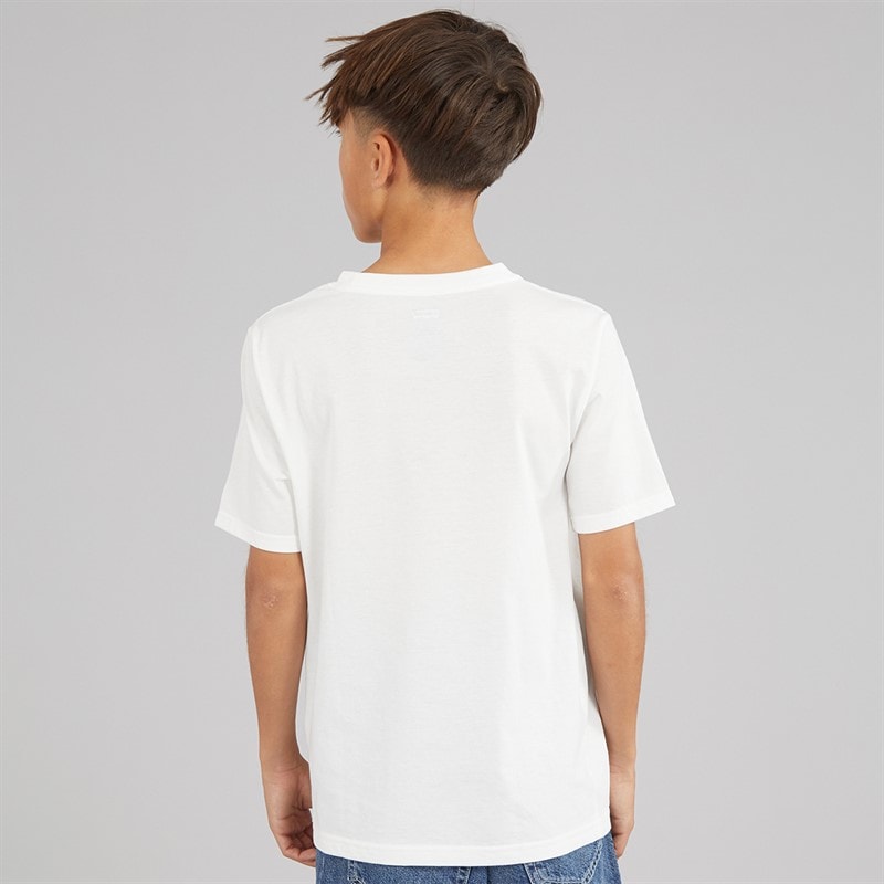 Levi's Boys Race To The Finish T-Shirt Blanc De Blanc - Image 2
