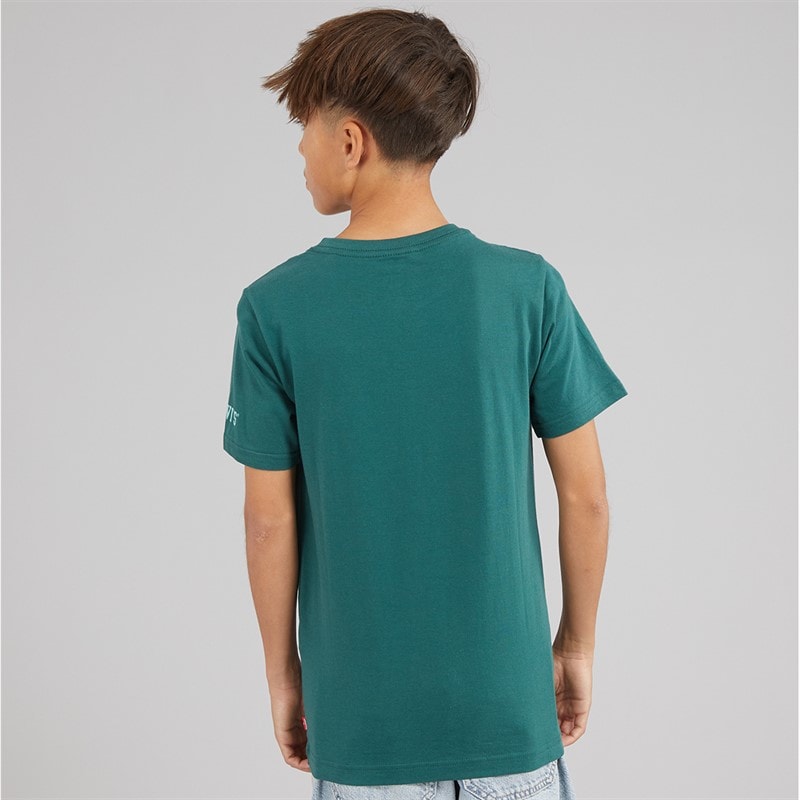 Levi's Boys Monogram T-Shirt Bistro Green - Image 2
