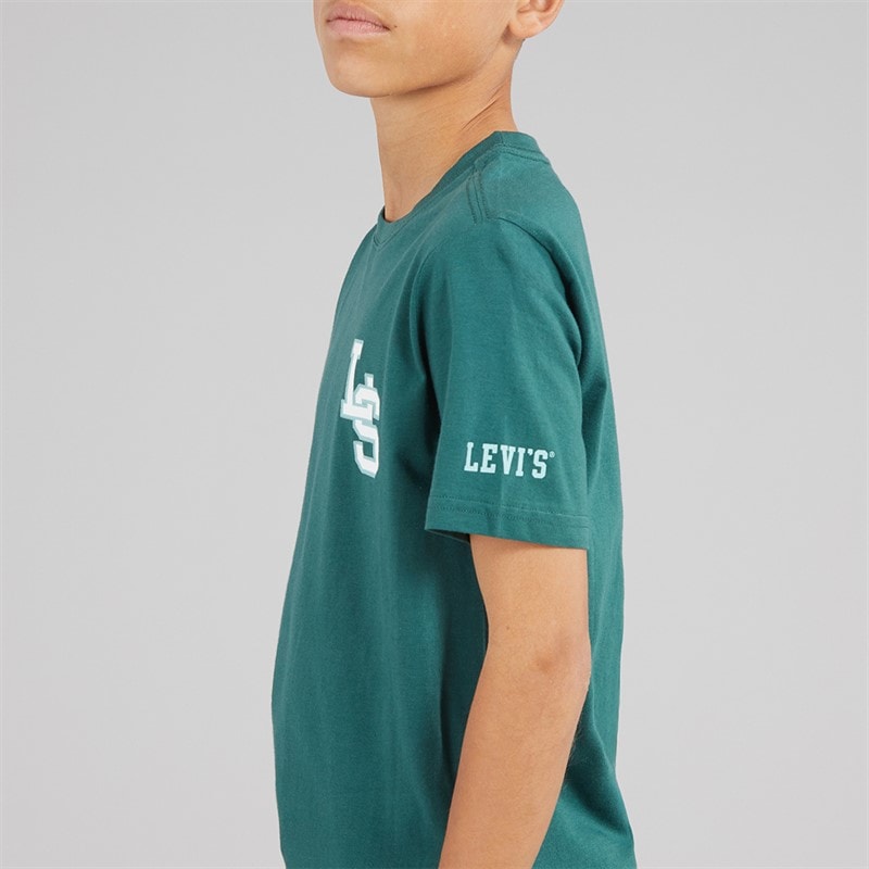 Levi's Boys Monogram T-Shirt Bistro Green - Image 3
