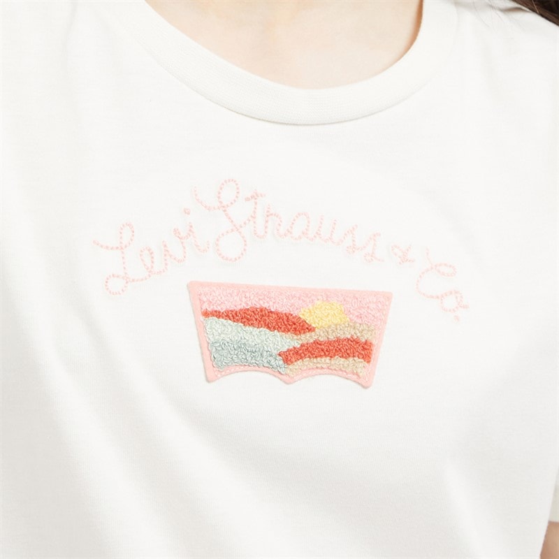 Levi's Girls Desert T-Shirt Gardenia - Image 3