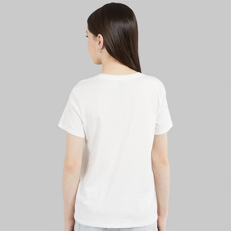 Levi's Girls Floral Batwing T-Shirt Blanc De Blanc - Image 2