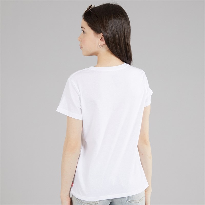 Levi's Girls Fill Batwing T-Shirt Bright White - Image 2
