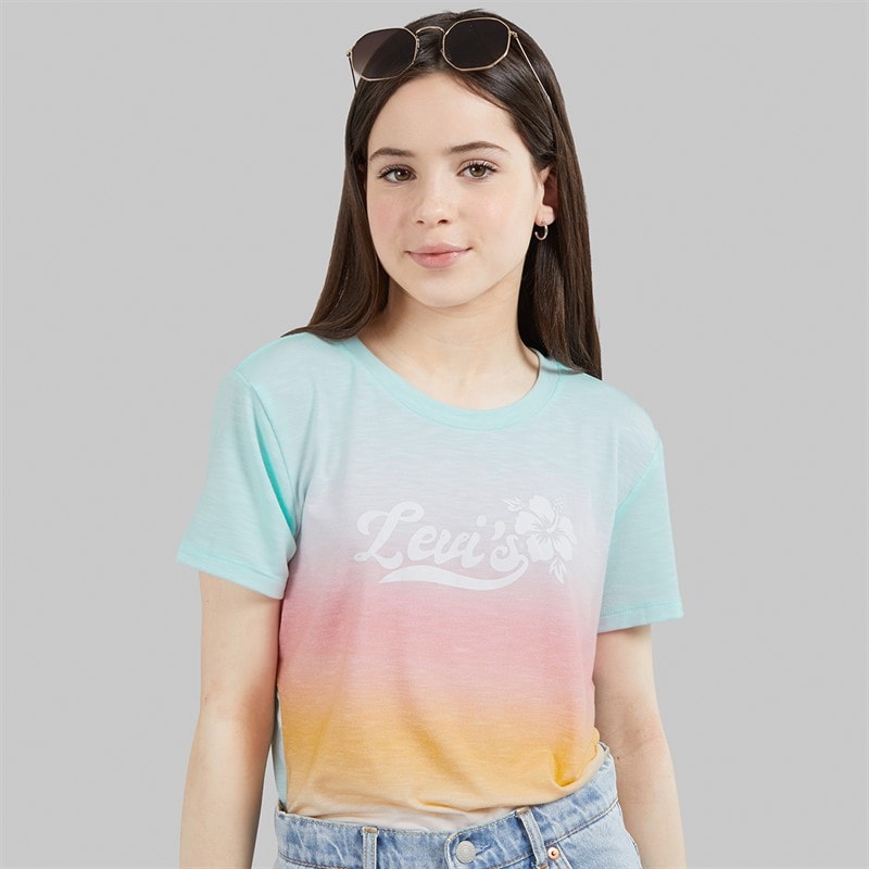Levi's Girls Dye T-Shirt Bright White