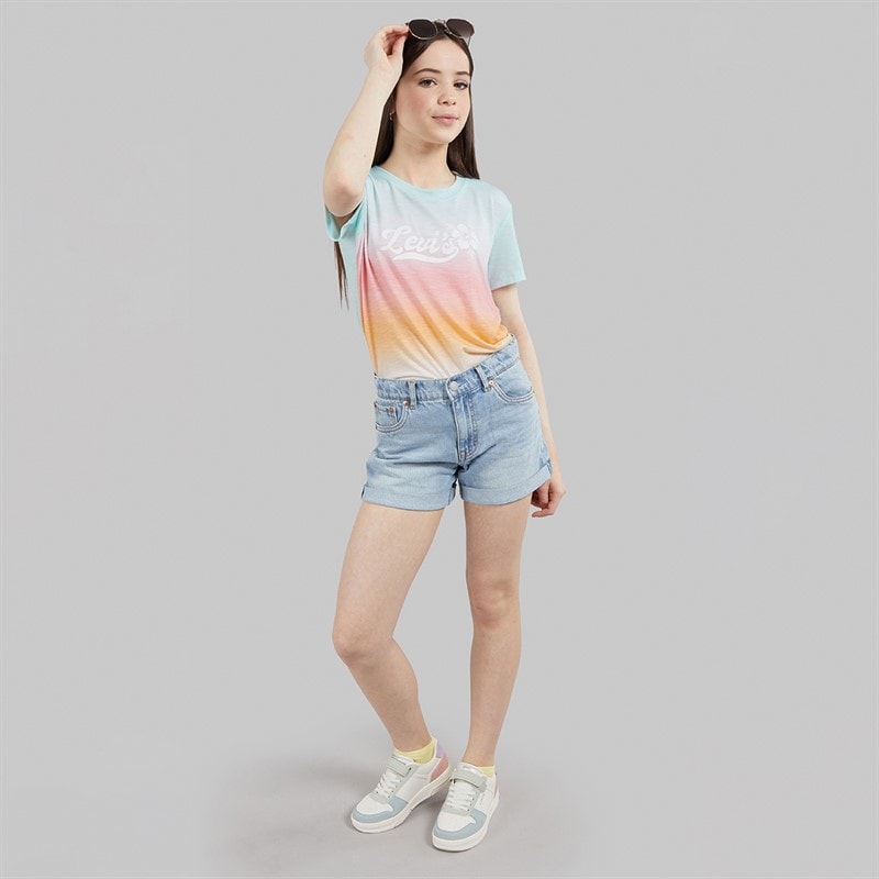 Levi's Girls Dye T-Shirt Bright White - Image 4