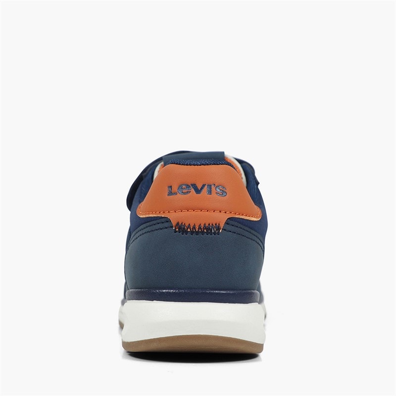 Levi's Boys Clyde NBX Trainers Navy Smoke 0876 - Image 3