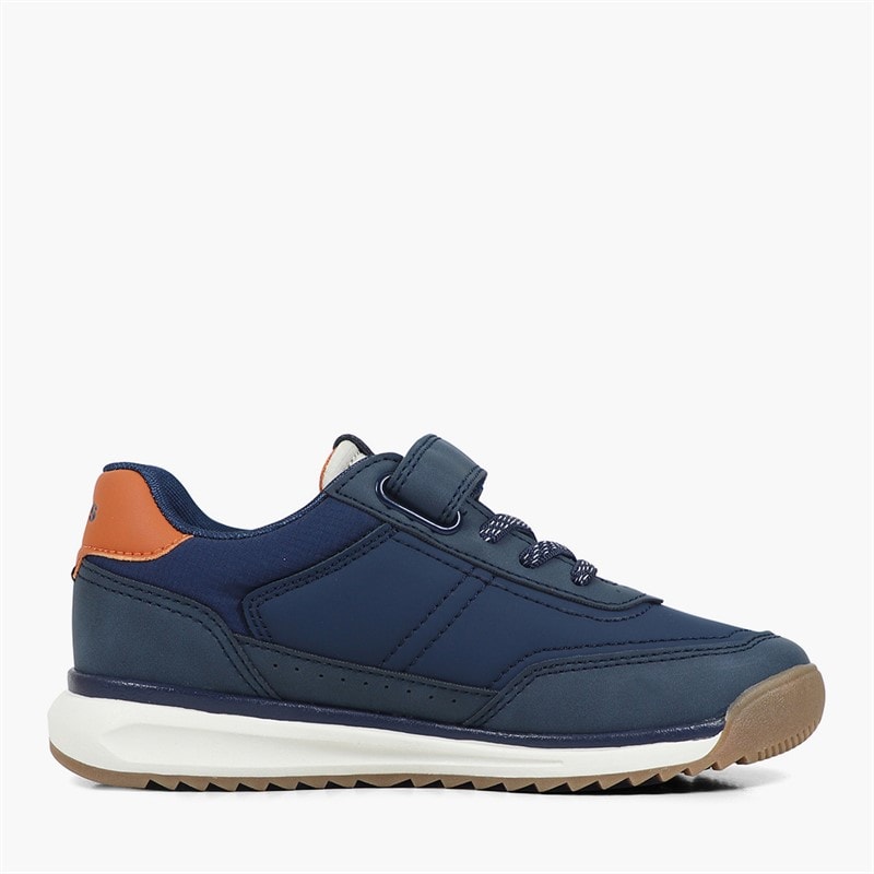 Levi's Boys Clyde NBX Trainers Navy Smoke 0876 - Image 4