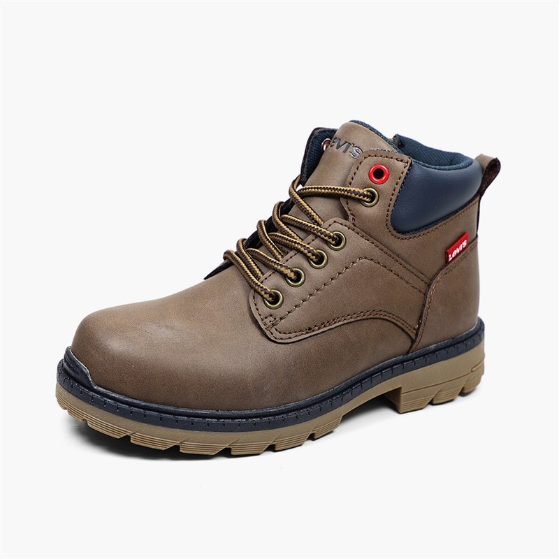 Levi's Kids Jax Plus Boots Brown/Navy 0592 - Image 2