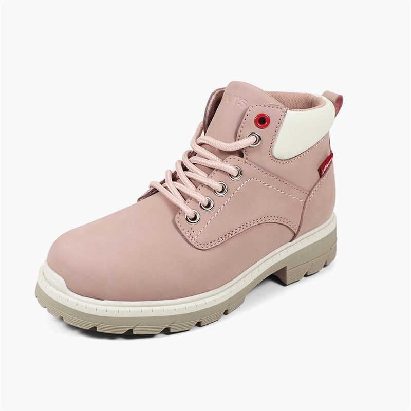 Levi's Girls Jax Plus Boots Pink/Ecru 4649 - Image 2
