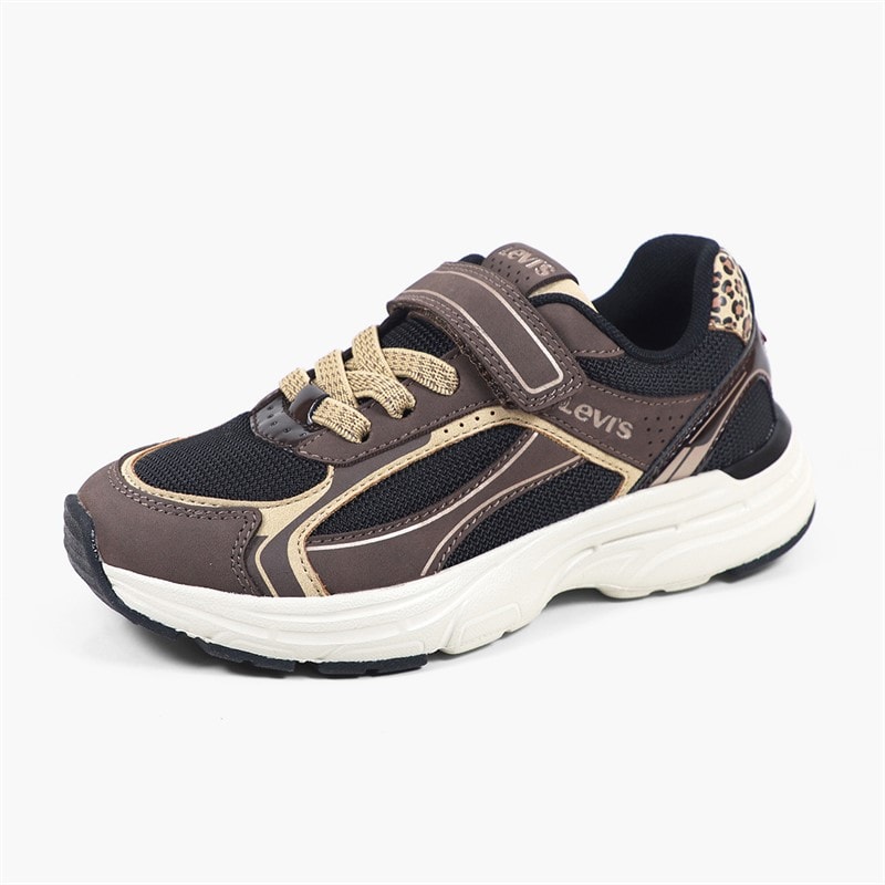 Levi's Kids Curtis NBX Trainers Black/Bronze 2228 - Image 2