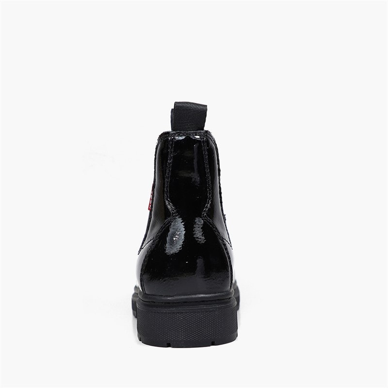 Levi's Kids Oliver Boots Black Shiny 2459 - Image 3