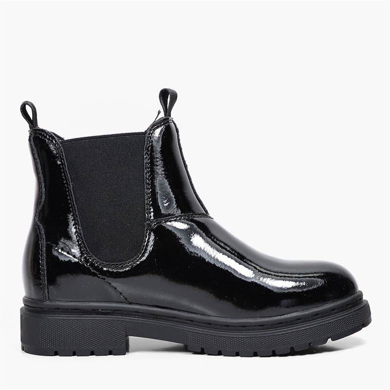 Levi's Kids Oliver Boots Black Shiny 2459 - Image 4