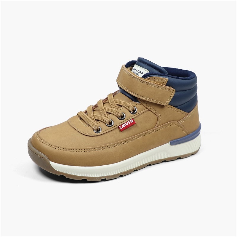 Levi's Boys Ascot Trainers Camel 0138 - Image 2