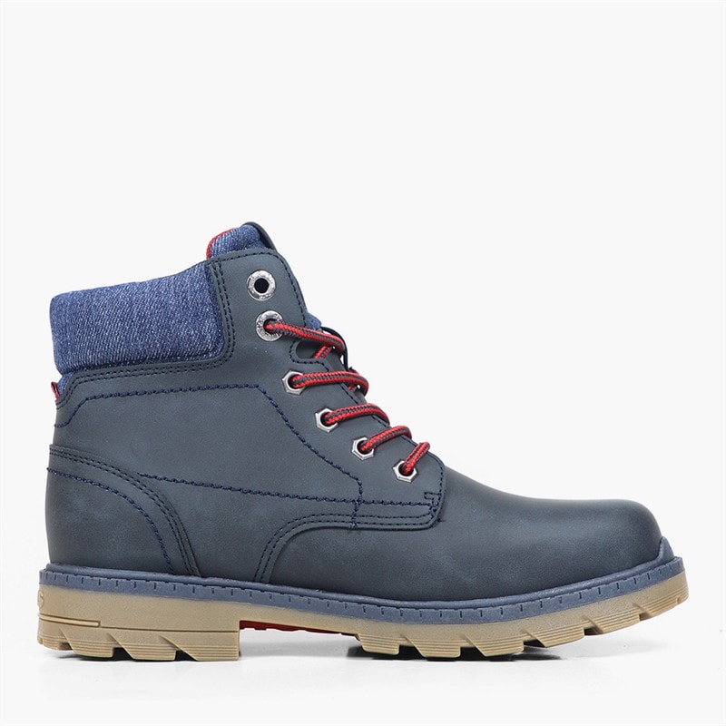 Levi's Junior Forrest Nova Boots Navy Chambray 2453 - Image 4