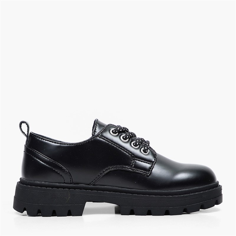 Levi's Junior Prince Reresh Shoes Black Shiny 2459 - Image 4