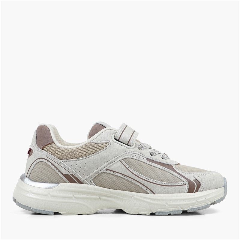 Levi's Kids Curtis NBX Trainers Off White/Brown 3699 - Image 4