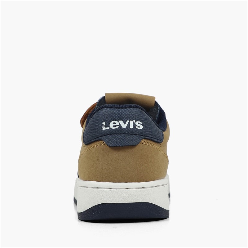 Levi's Infant Boys Aiden NBX Mini Trainers Camel/Navy 1506 - Image 3