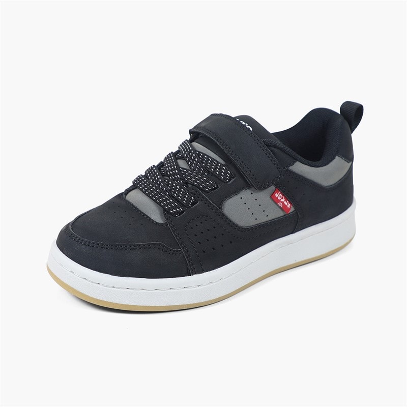 Levi's Boys Park Avenue Trainers Black/Grey 0370 - Image 2