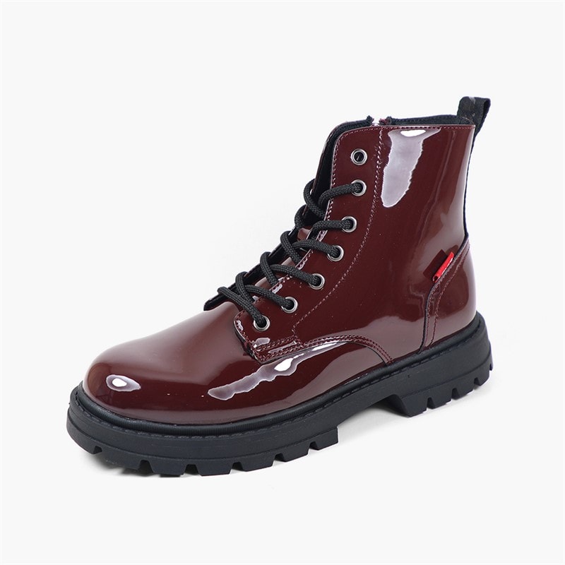 Levi's Junior Pasadena Refresh Boots Maroon 1347 - Image 2