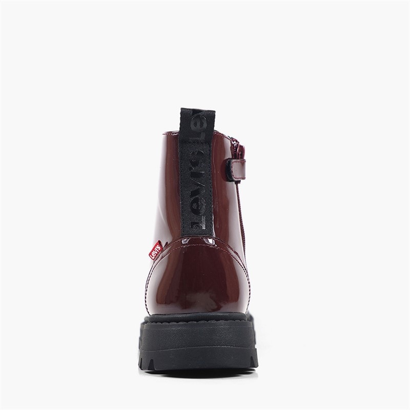 Levi's Junior Pasadena Refresh Boots Maroon 1347 - Image 3