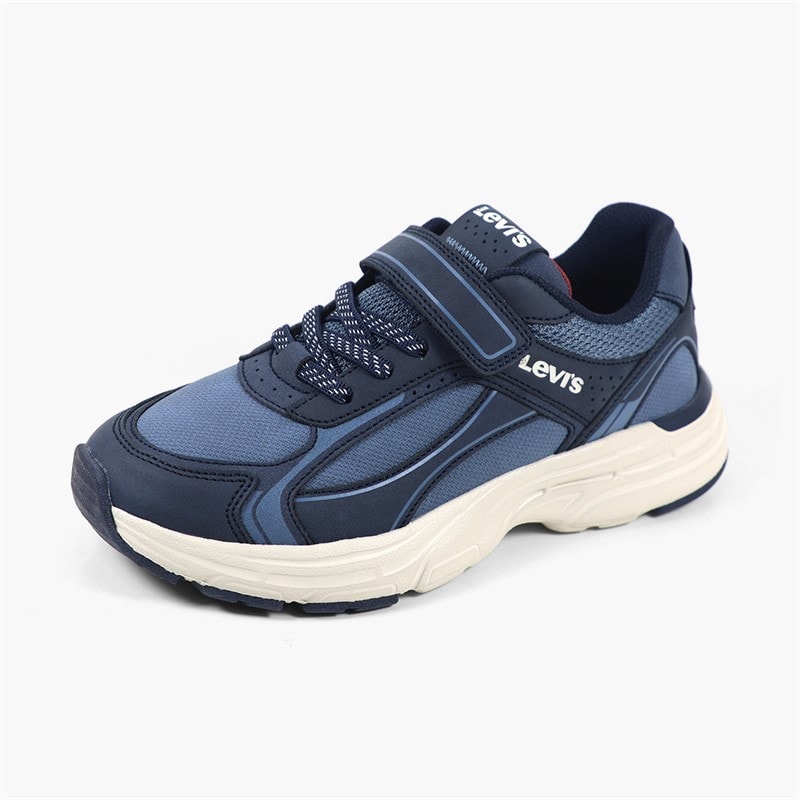 Levi's Kids Curtis NBX Trainers Navy Smoke 0876 - Image 2