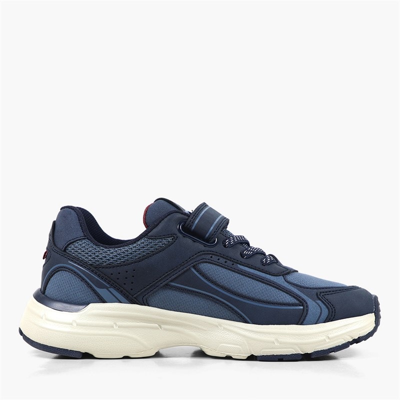 Levi's Kids Curtis NBX Trainers Navy Smoke 0876 - Image 4