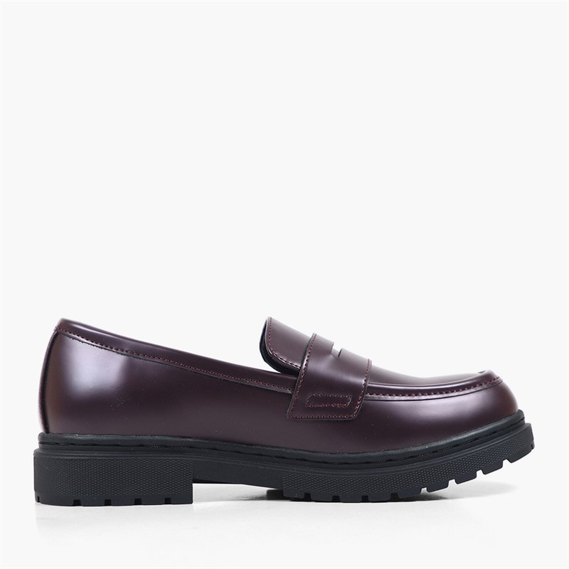 Levi's Junior Girls Lucy Loafers Burgundy 0013 - Image 4