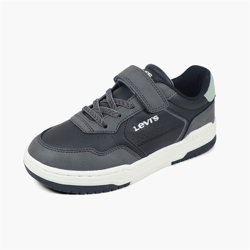 Levi's Boys Elliot NBX Trainers Black/Grey 0370 - Image 2