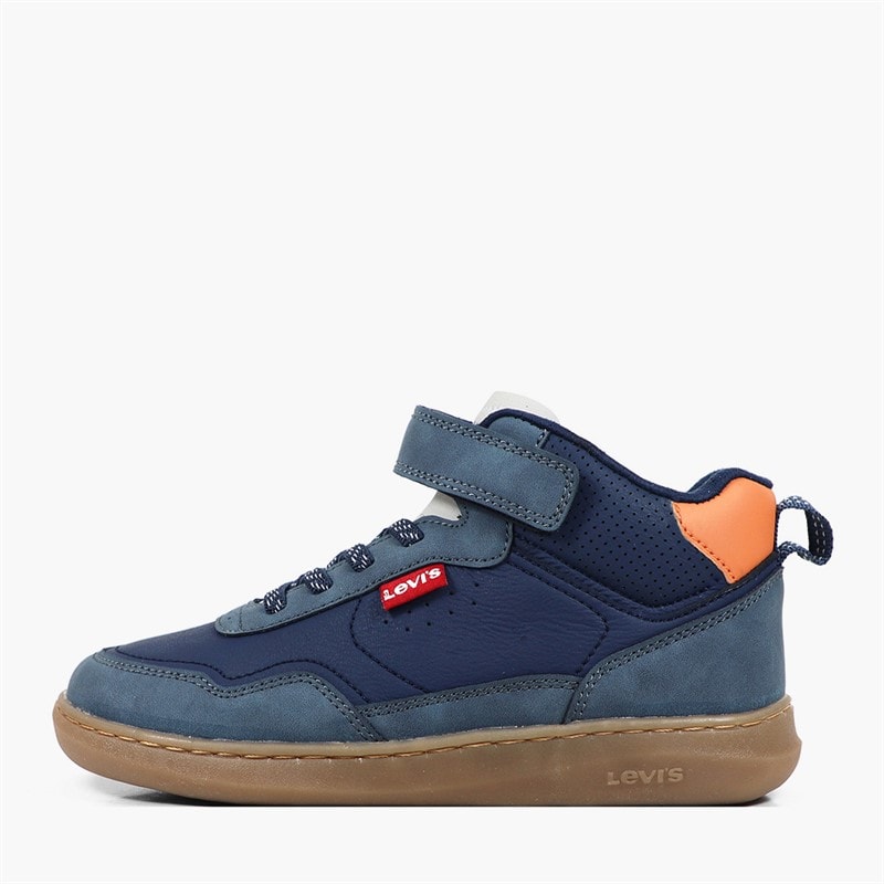 Levi's Boys Terra Mid Trainers Navy Smoke 0876