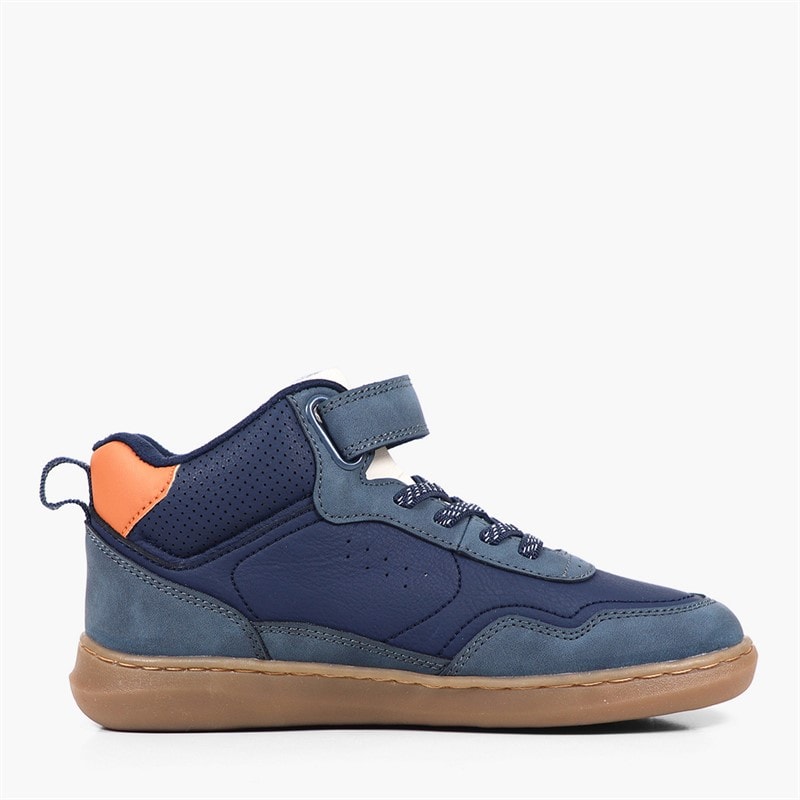 Levi's Boys Terra Mid Trainers Navy Smoke 0876 - Image 4