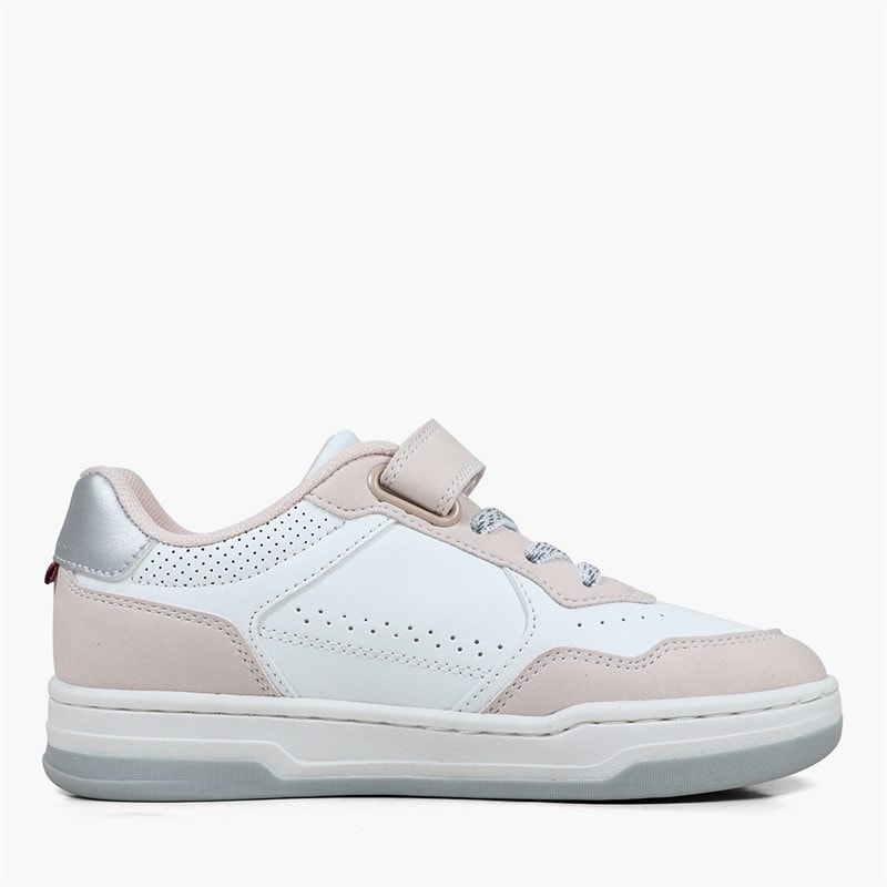 Levi's Girls Elliot NBX Trainers White/Pink 0077 - Image 4