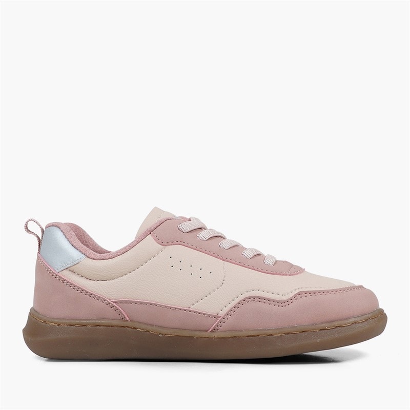 Levi's Girls Terra Trainers Pink/Silver 0387 - Image 4