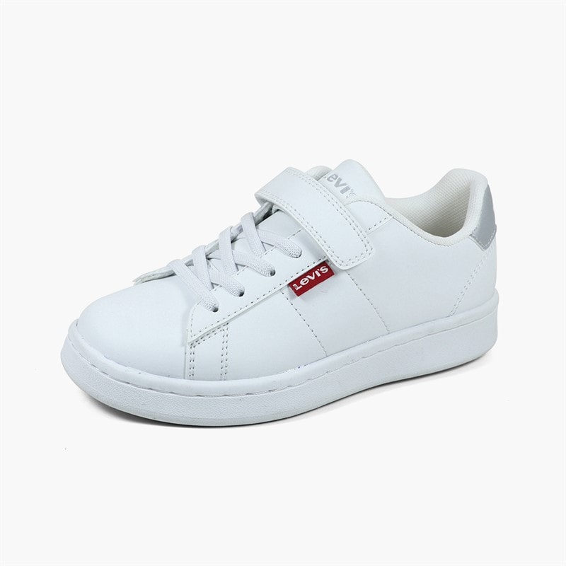 Levi's Boys Bell JR Trainers White/Silver - Image 2